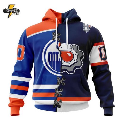 Edmonton Oilers NHL Hoodie – Special Home Mix Reverse Retro Personalized Kits