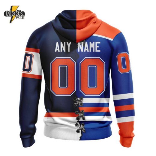 Edmonton Oilers NHL Hoodie – Special Home Mix Reverse Retro Personalized Kits