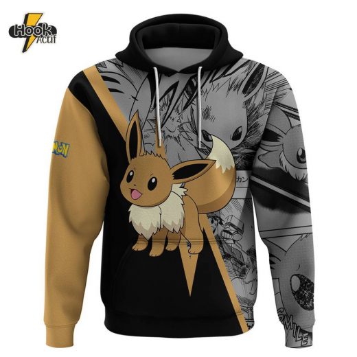 Eevee Pokemon Hoodie – Anime Mix Manga Style