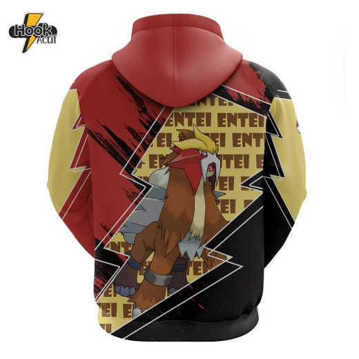 Entei Pokemon Hoodie – Anime Art Style