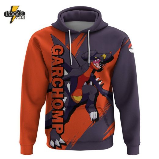 Garchomp Pokemon Hoodie – Anime Battle Style