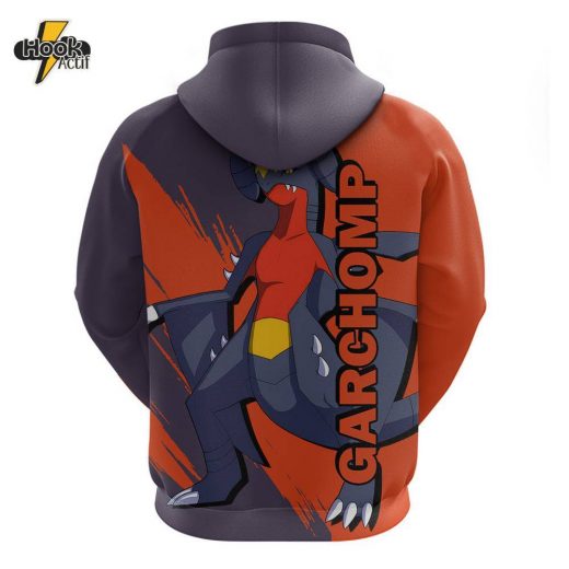 Garchomp Pokemon Hoodie – Anime Battle Style