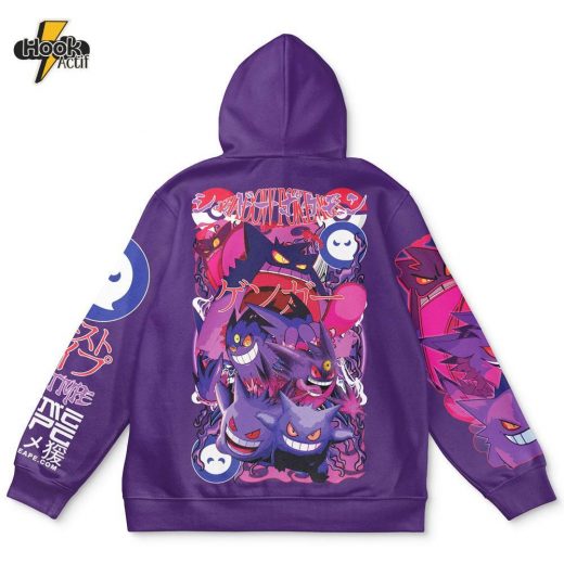 Gengar V5 Hoodie – Pokemon Anime Edition