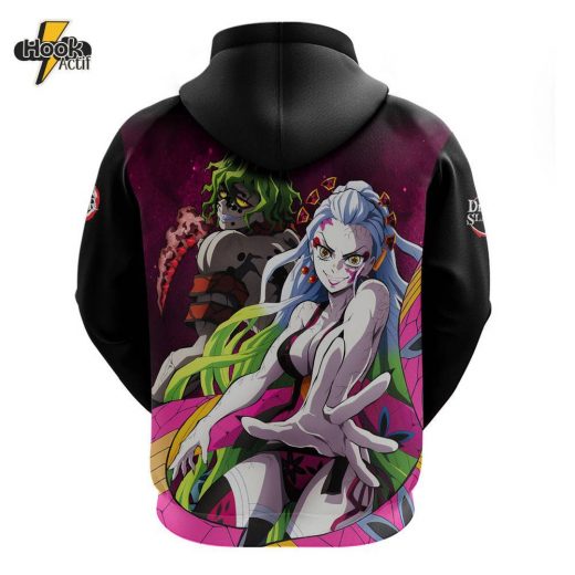 Gyutaro and Daki Hoodie – Demon Slayer Anime Style