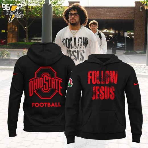 Limited Edition JESUS WON – OHIO STATE Football Hoodie (Black) 2024 – Follow Jesus