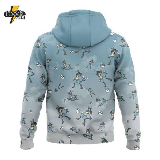 Lucario Pokemon Hoodie – Fighting Type Anime Design