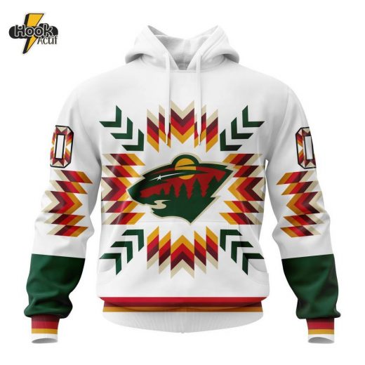 Minnesota Wild NHL Hoodie – Native Pattern Special Design (ST2302)