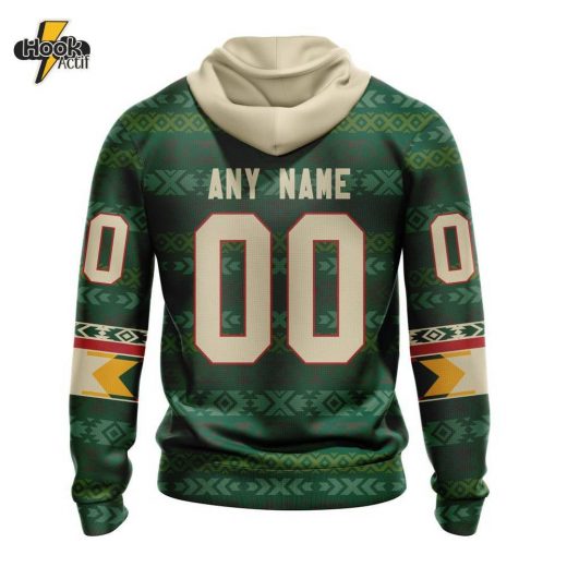 Minnesota Wild NHL Hoodie – Native Pattern Special Design (ST2303)