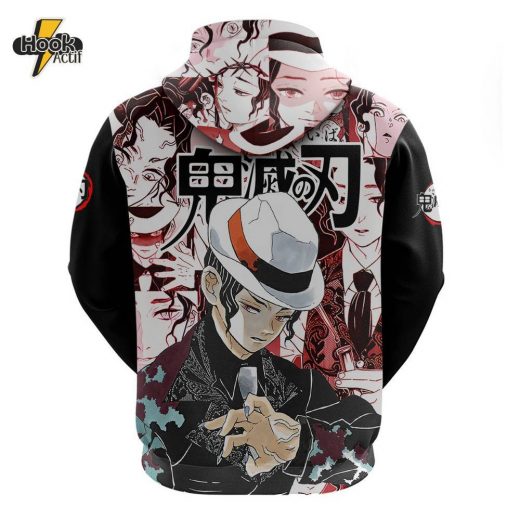 Muzan Kibutsuji Demon Slayer Hoodie – Anime Mix Manga Style