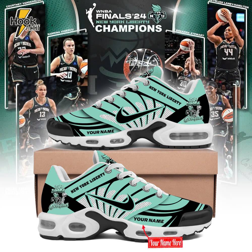 New York Liberty 2024 WNBA Finals Champions Custom Sneakers New York Liberty 2024 WNBA Finals Champions Custom Sneakers