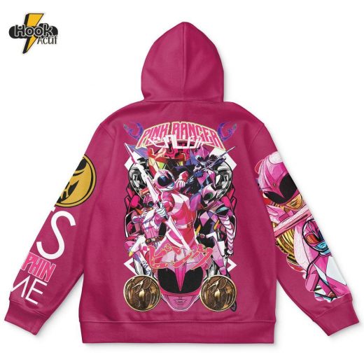 Pink Ranger Mighty Morphin Power Rangers Hoodie