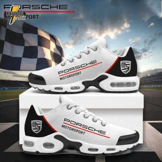 Porsche Air Max Plus Sport Sneakers Premium White