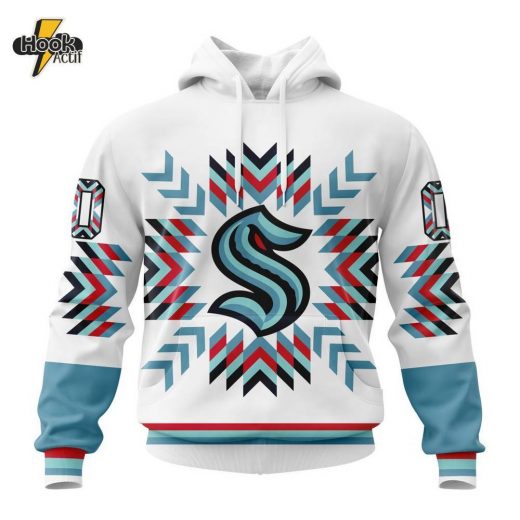 Seattle Kraken NHL Hoodie – Native Pattern Special Design (ST2302)