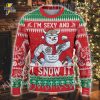 Beware Idiots – Viking Christmas Sweater – Legendary Holiday Warrior Knit