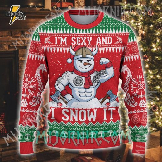 Sexy Viking Ugly Christmas Sweater – Fun Holiday Look for Norse Fans