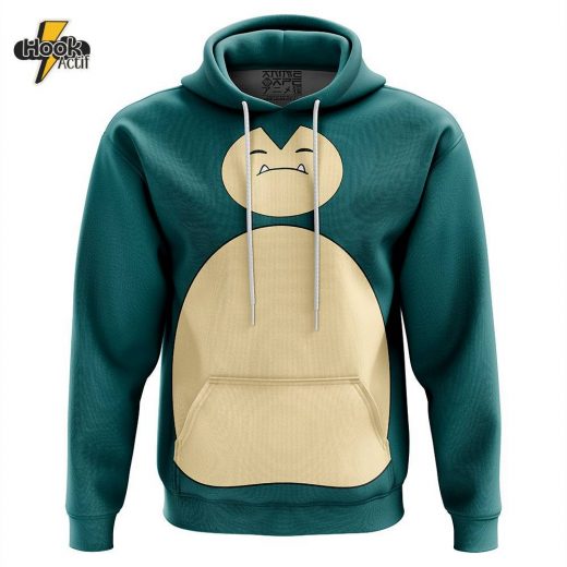 Snorlax Pokemon Hoodie – Anime Design