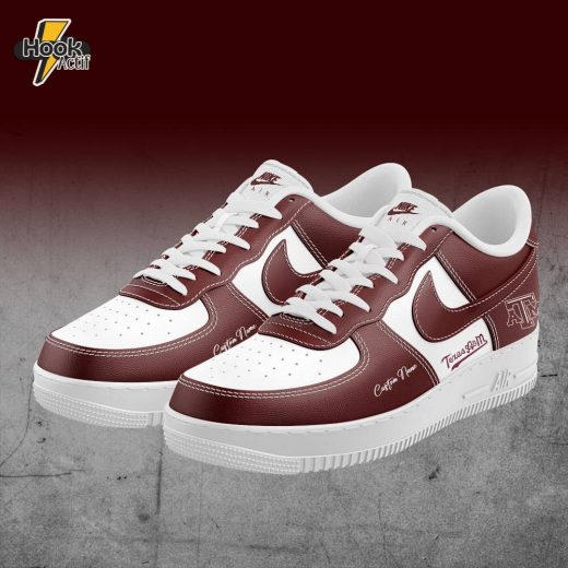 Texas A&M Baseball Fans AF1 Sneaker – Collegiate Spirit