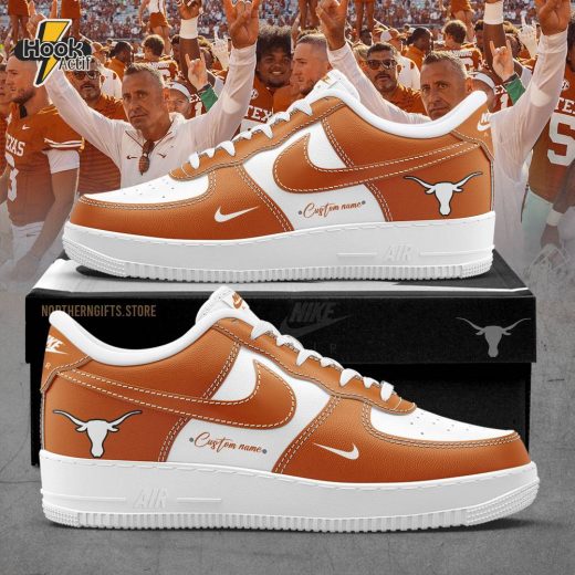 Texas Longhorns Football Inspired AF1 Sneaker – Game Day Ready