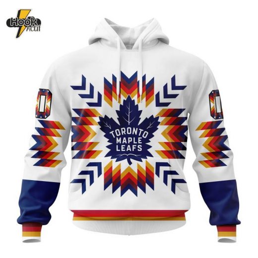 Toronto Maple Leafs NHL Hoodie – Special Native Pattern Design (ST2302)