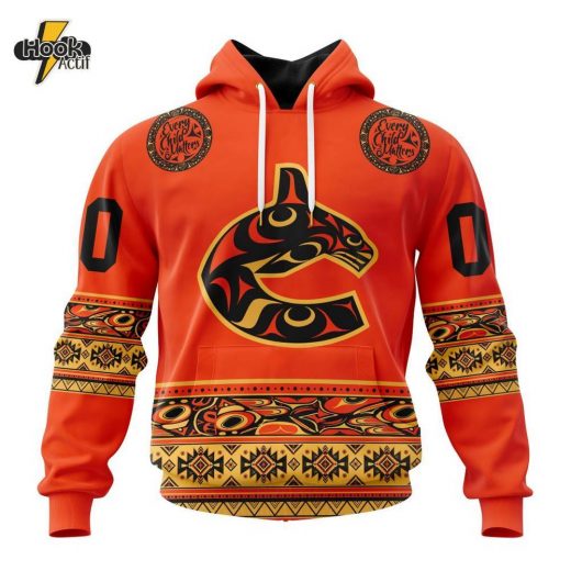 Vancouver Canucks NHL Hoodie – National Day for Truth and Reconciliation