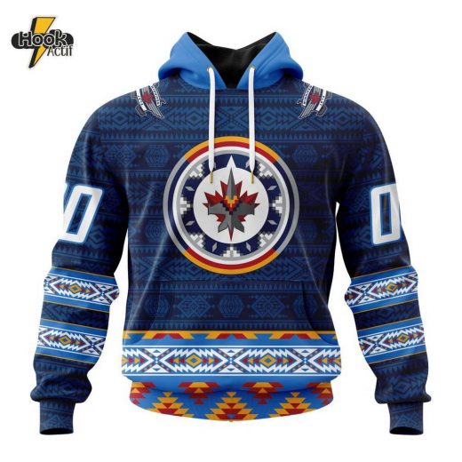 Winnipeg Jets NHL Hoodie – Native Pattern Special Design (ST2303)