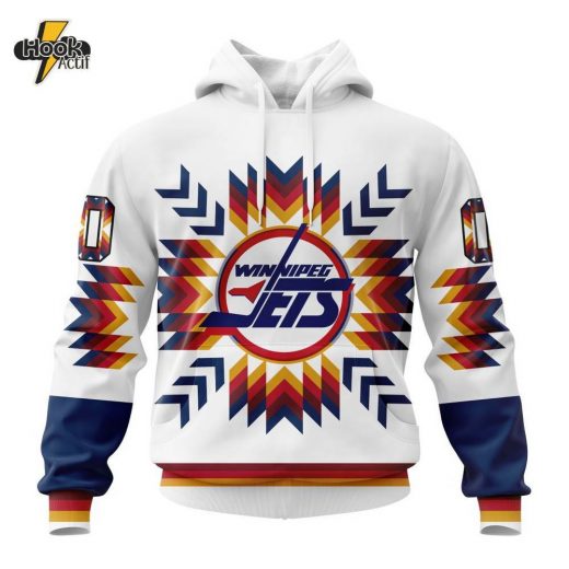 Winnipeg Jets NHL Hoodie – Special Native Pattern Design (ST2302)