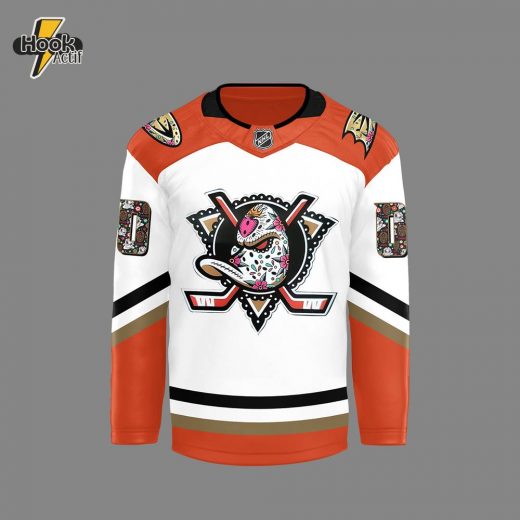 Anaheim Ducks Dia De Los Muertos 2024 Custom Jersey