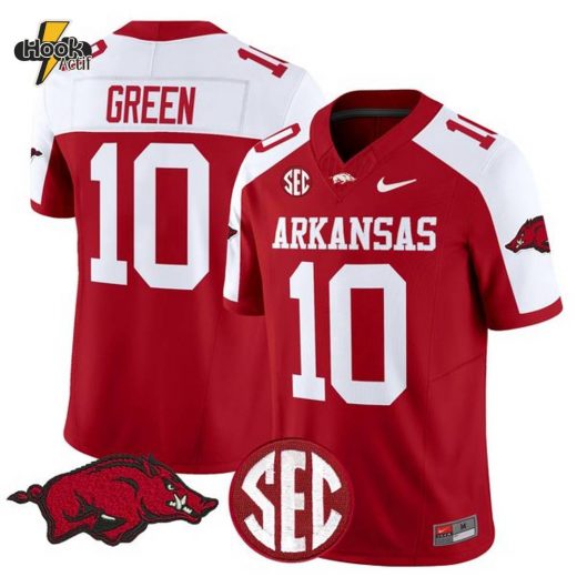 Arkansas Razorbacks Red Vapor Limited Jersey – High-Quality Stitched Edition for Men