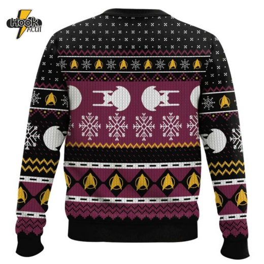 Captain Picard Star Trek Ugly Christmas Sweater – Unique Sci-Fi Christmas Gift