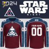 Colorado Avalanche x Star Wars Night Custom Jersey 2024 – Black & Purple