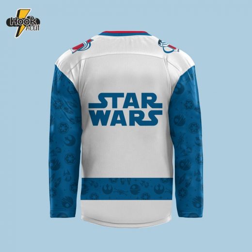 Colorado Avalanche x Star Wars Night Jersey 2024 – Blue Edition