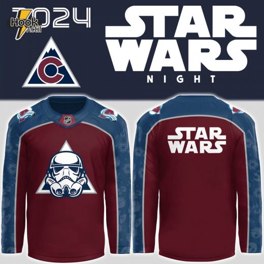 Colorado Avalanche x Star Wars Night Jersey 2024 – Red Design