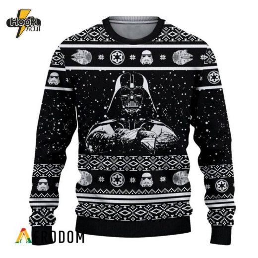 Darth Vader Star Wars Ugly Christmas Sweater – Embrace the Dark Side this Holiday!