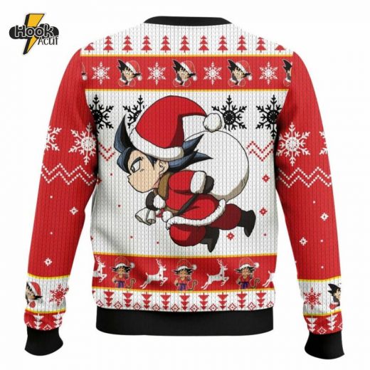 Dragon Ball Z Son Goku Ugly Christmas Sweater – Anime Fan’s Perfect Holiday Apparel