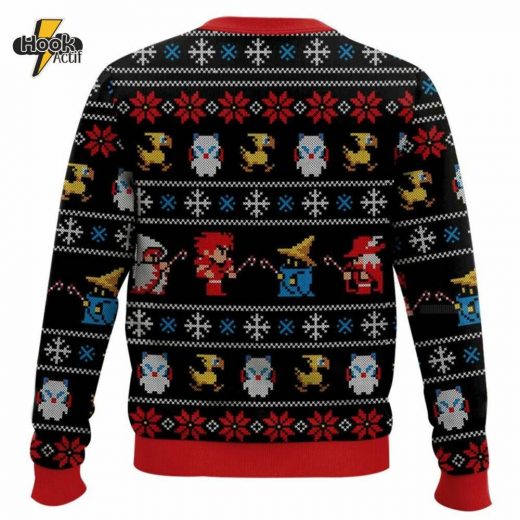 Final Fantasy Ugly Christmas Sweater – Perfect for Gamers & Fantasy Lovers