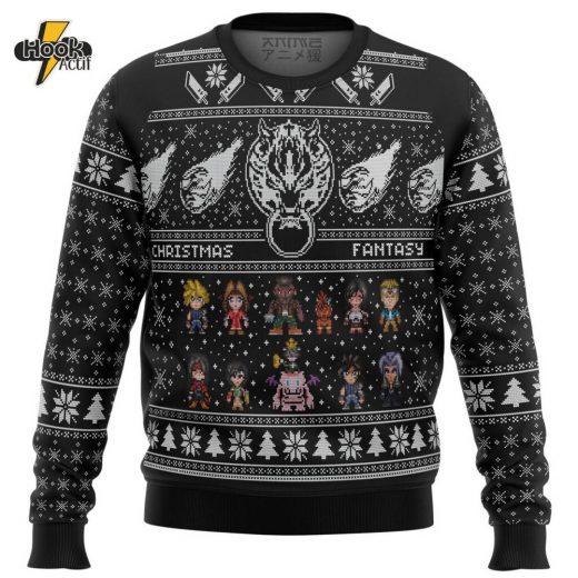 Final Fantasy VII Christmas Sweater – Must-Have for Fans of FF7