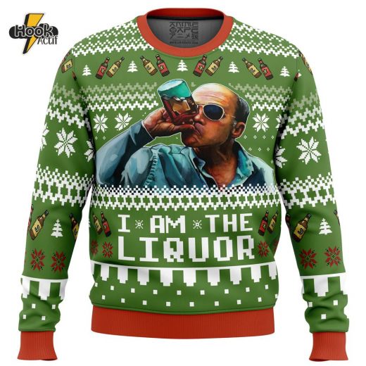 “I Am the Liquor” Trailer Park Boys Ugly Christmas Sweater – Comedy Fan’s Sweater