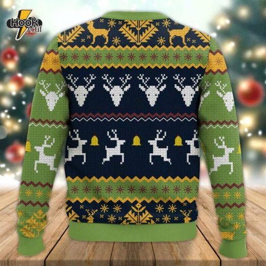 Legend of Zelda Coffee Ugly Christmas Sweater – Perfect Gamer’s Holiday Sweater