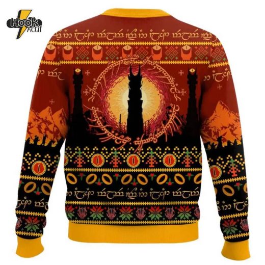 Lord of the Rings Balrog Ugly Sweater – Epic Fantasy Sweater for LOTR Fans