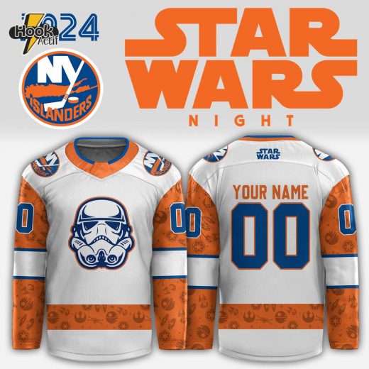 New York Islanders x Star Wars Night Custom Jersey 2024