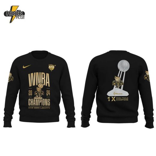 New York Liberty 2024 WNBA Finals Champions Sweatshirt – Gold Version V2