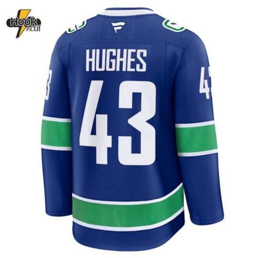 Quinn Hughes Vancouver Canucks NHL Fanatics Home Jersey