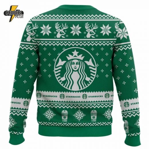 Starbucks Lover Ugly Christmas Sweater – Coffee Fan’s Ultimate Holiday Apparel