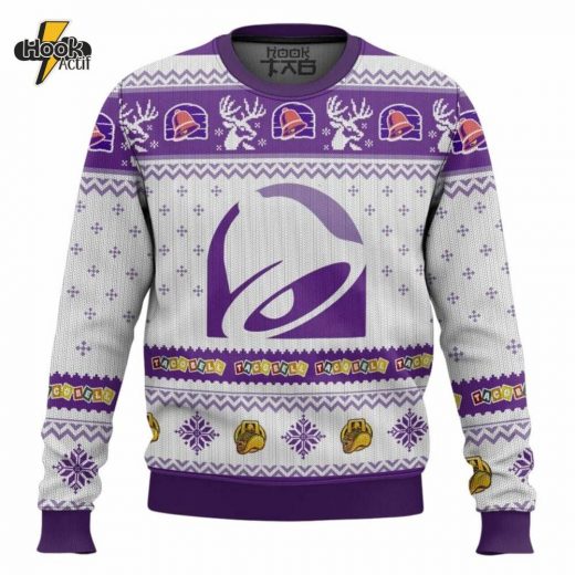 Taco Bell Ugly Christmas Sweater – Fun Gift for Fast Food Lovers