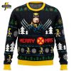 Fallout Vault-Tec Ugly Christmas Sweater – Post-Apocalyptic Gamer Holiday Sweater