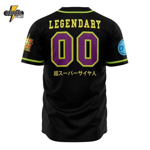 Hookactif 3D Printed Super Broly Dragon Ball Z Men’s Short Sleeve Anime Baseball Jersey – Dragon Ball Z Super Broly Jersey