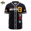 Hookactif 3D Printed Personalized Straw Hats One Piece Men’s Short Sleeve Anime Baseball Jersey – Custom Straw Hats One Piece Jersey