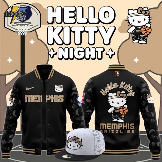 2024 Memphis Grizzlies x Hello Kitty Premium Limited Bomber Jacket