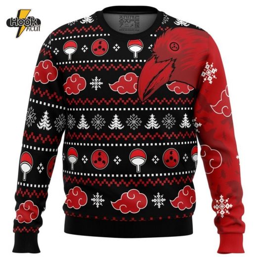 Akatsuki Itachi Symbolic Crows  Christmas Sweater