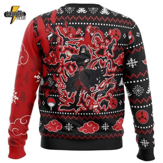 Akatsuki Itachi Symbolic Crows  Christmas Sweater